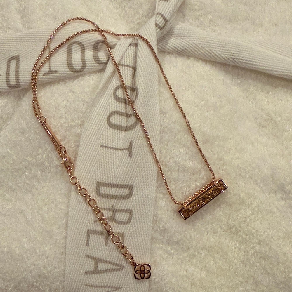 Kendra Scott Rose Gold Necklace